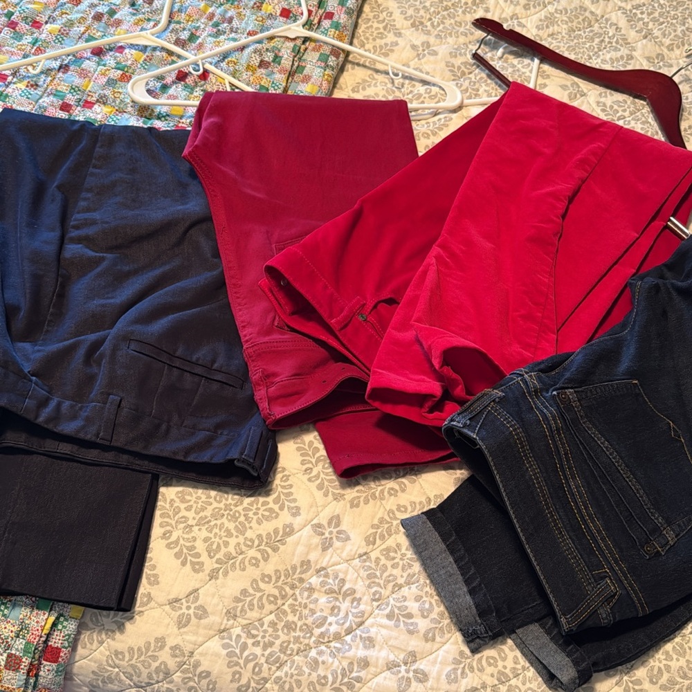 4 pairs of pants!
